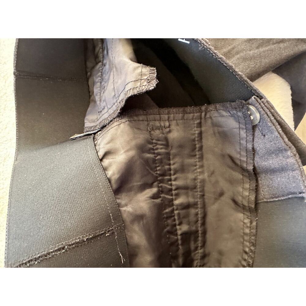 AB STUDIO waist elastic band gray charcoal pant women size 8 - Picture 12 of 14